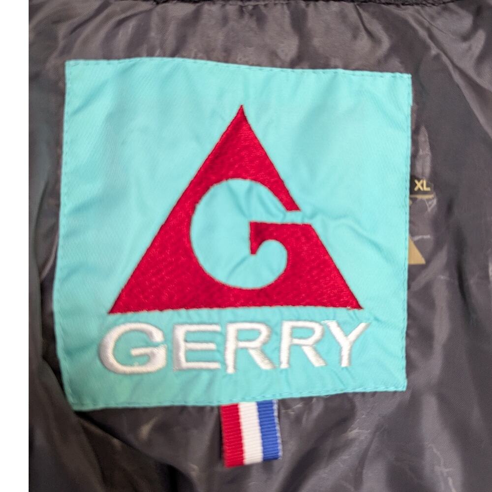 Gerry Puffer Jacket Blue Green Seafoam with Gray Trim Size XL Womens Quilted - Picture 5 of 16